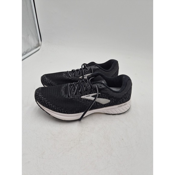 Brooks Shoes Womens 11 Black Revel 3 Running Sneakers Mesh Athletic Training Gym - Picture 2 of 9
